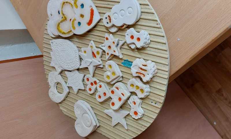 Keramická dílna - výrobky na vánoce