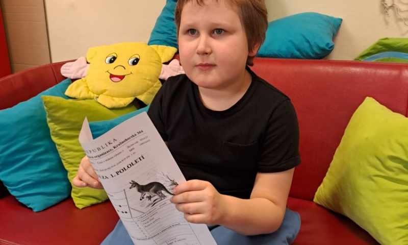 pololetní vysvědčení