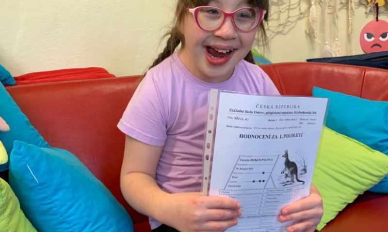 pololetní vysvědčení