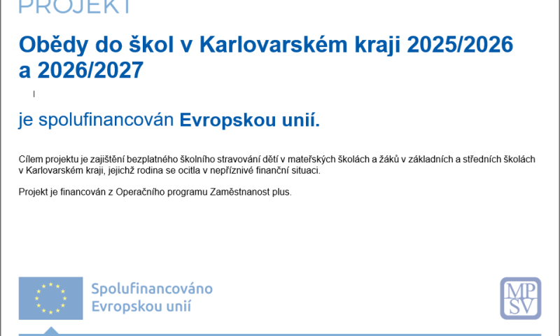 obědy 2026/2027