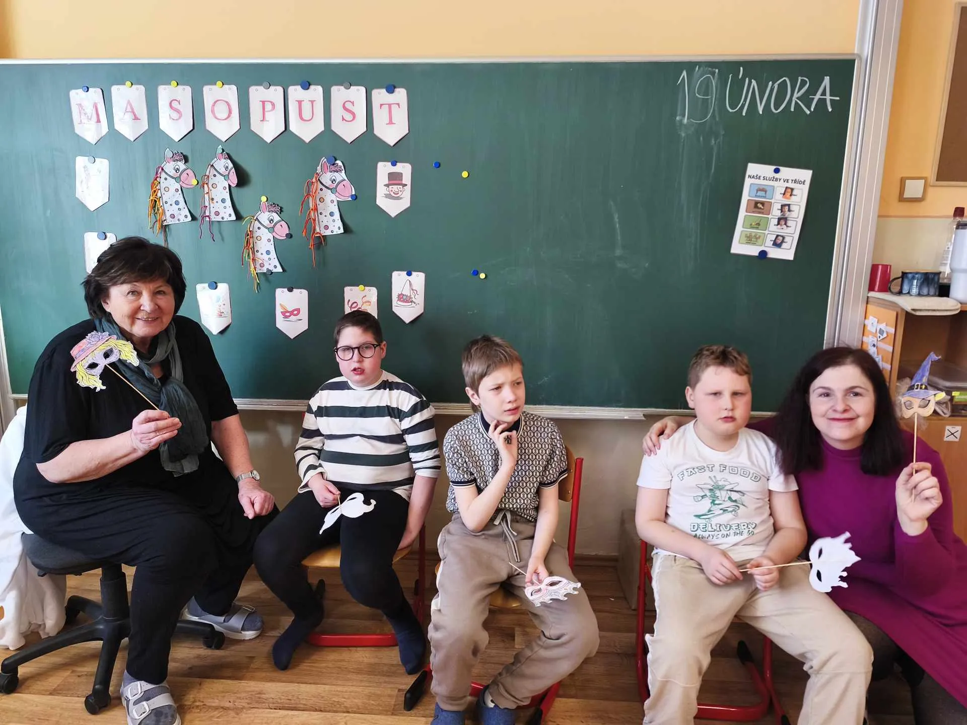 Únorové střípky a masopust