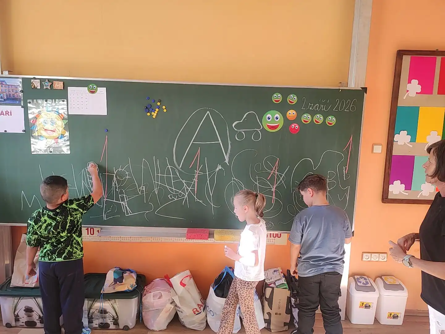 ZÁŘÍ A NAŠE PRVNÍ DNY VE ŠKOLE